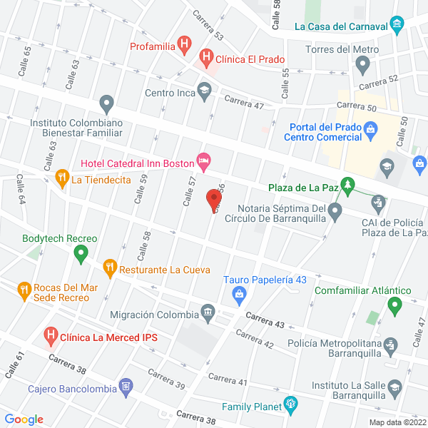 Map of Pronto Envío Ltda.