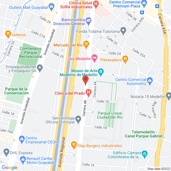 Mapa de Ana María Mejía Piedrahíta