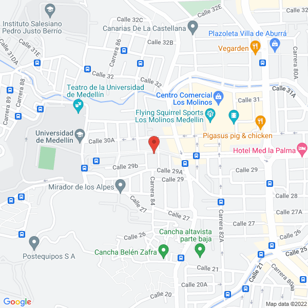 Mapa de Industrias Funebres G.B. S.A.S.