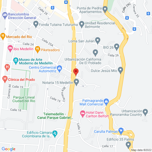 Mapa de Decormaquilas S.A.S.