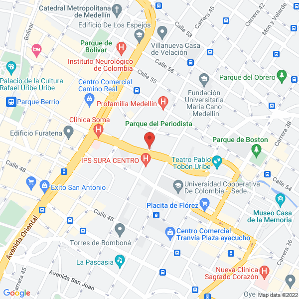 Mapa de Alonso Botero J. & Cía. Ltda.