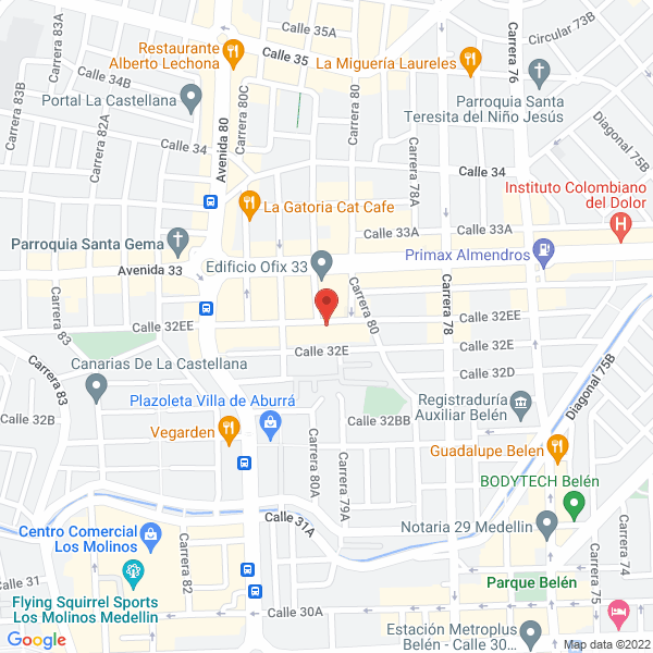 Mapa de Datamedic Colombia S.A.S