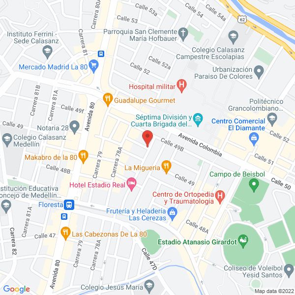 Mapa de Saint Center