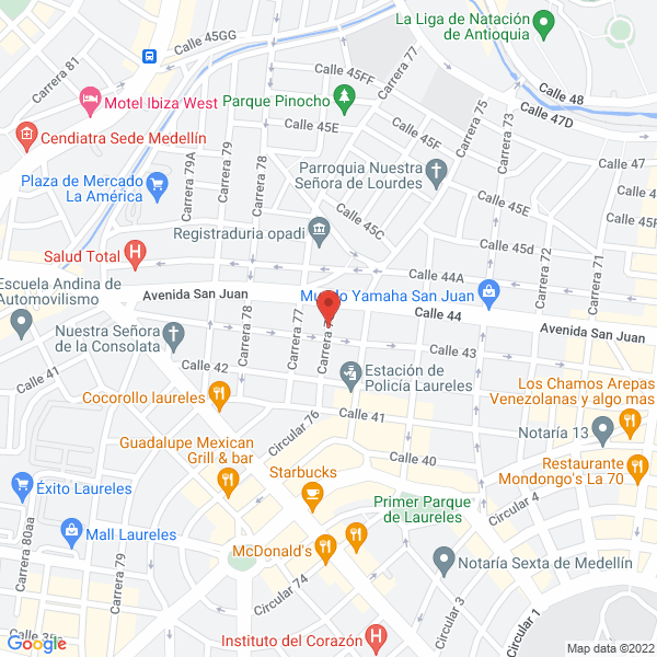 Mapa de Casal Casa Alimenticia