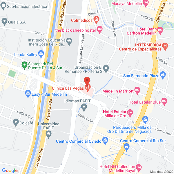 Mapa de Clinica Odontologica Oral Laser