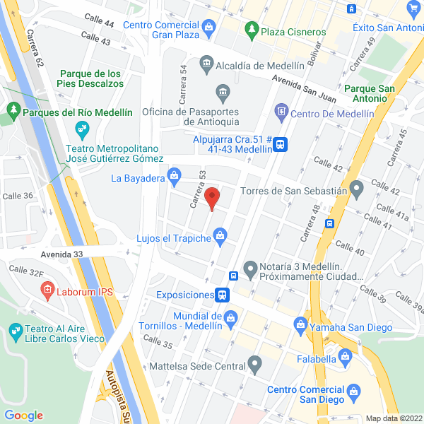 Mapa de Baños Turcos Y Servicios