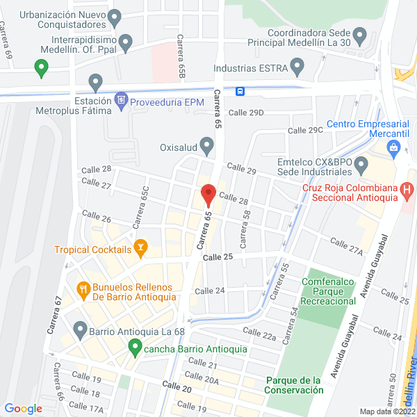 Mapa de Syslabels S.A.S.