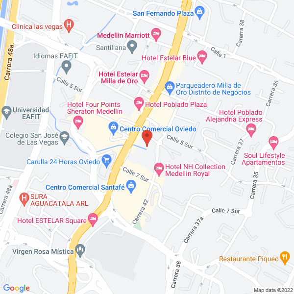 Mapa de Quality Health Dra. Gloria Bustamante
