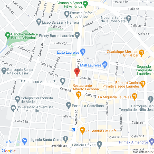 Mapa de Montes Tienda