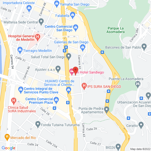 Mapa de Casa Alemana