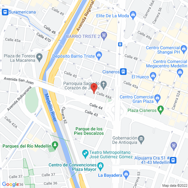 Mapa de Comercializadora Mundo Diesel