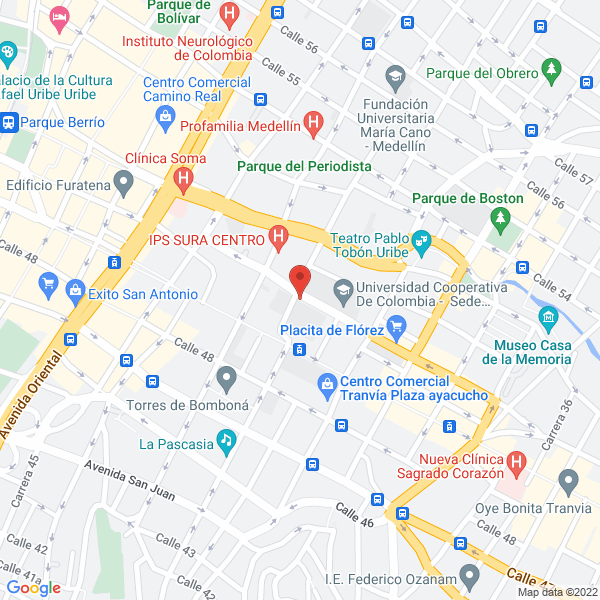 Mapa de Industrias Greco Romana Sas