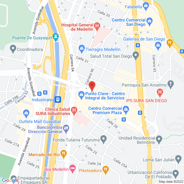 Mapa de Carnicos Extra S.A.