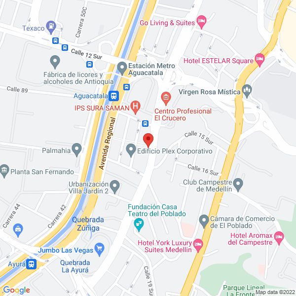 Mapa de Servicios Ecologicos A Domicilio S.A.S.