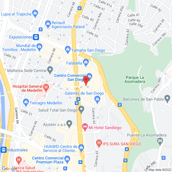 Mapa de Abastecedor Ortopédico