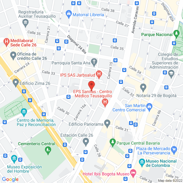 Mapa de Habitat Arquitectura Y Urbanismo Ltda