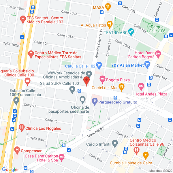 Mapa de Aes Chivor & CIA. S.C.A. E.S.P.