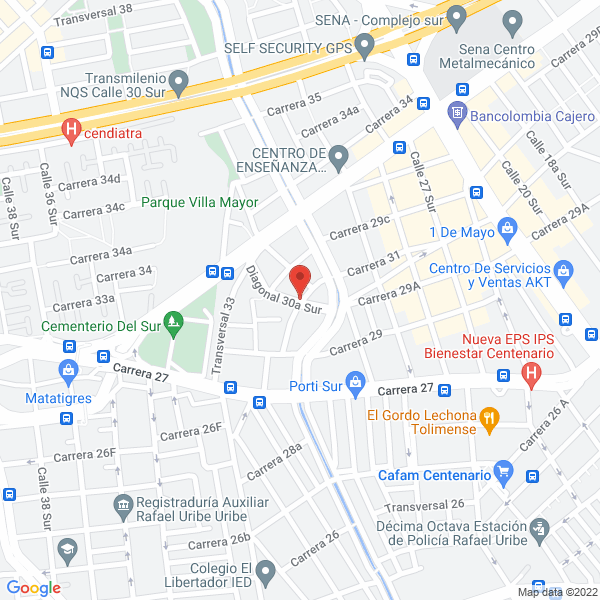 Mapa de Mti Ingeniería S.A.S