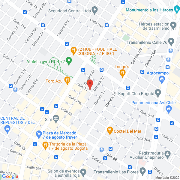 Mapa de Castillo Mudanzas