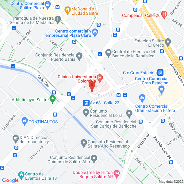 Mapa de Unidad Médica Laser