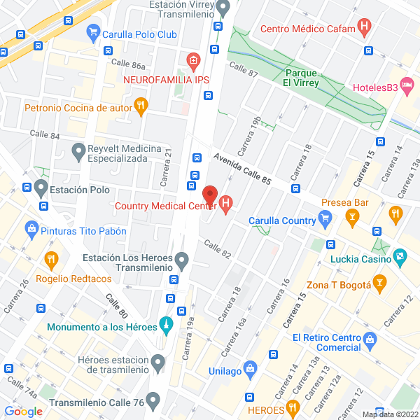 Mapa de Bb Equipos Topograficos Sas