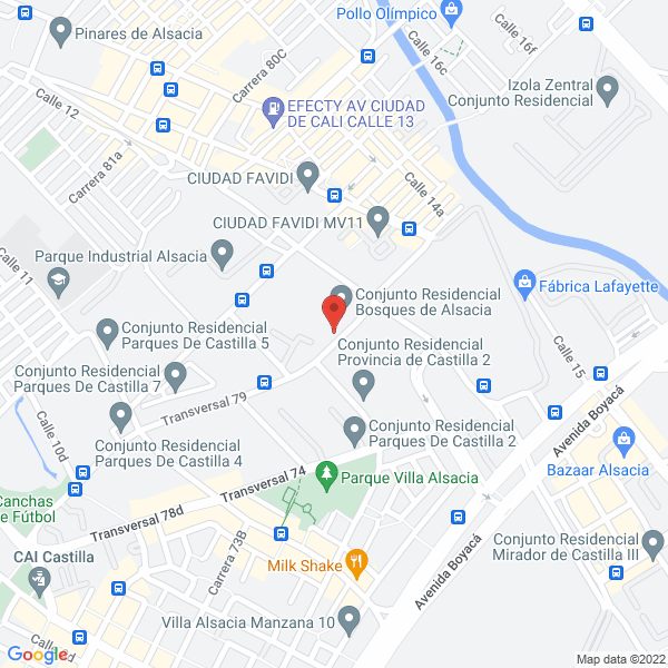Mapa de Cerrajería Bogotá - El Experto