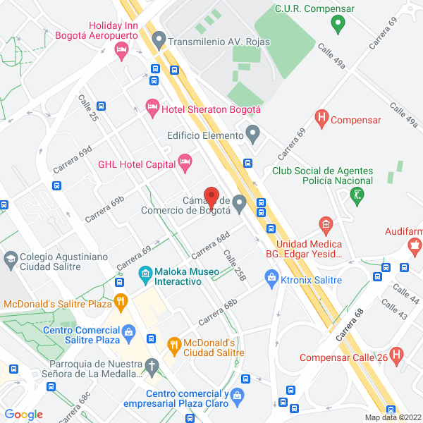 Mapa de Sumicolor S.A.