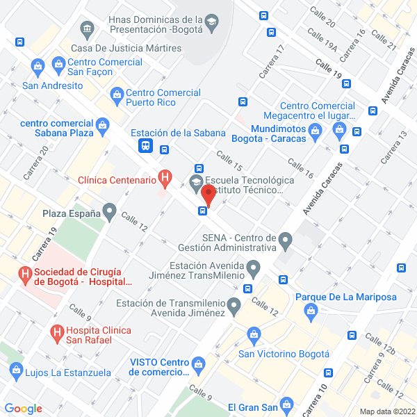 Mapa de Mundiacril S.A.S.