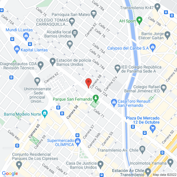 Mapa de Fabricacion De Equipos De Refrigeracion