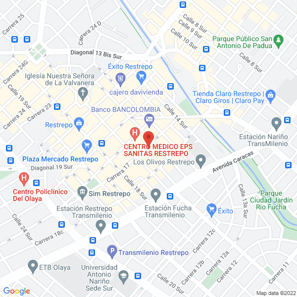 Mapa de Imedic Ltda