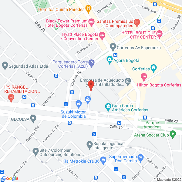 Mapa de Allchem Cía. Ltda. - Laboratorios