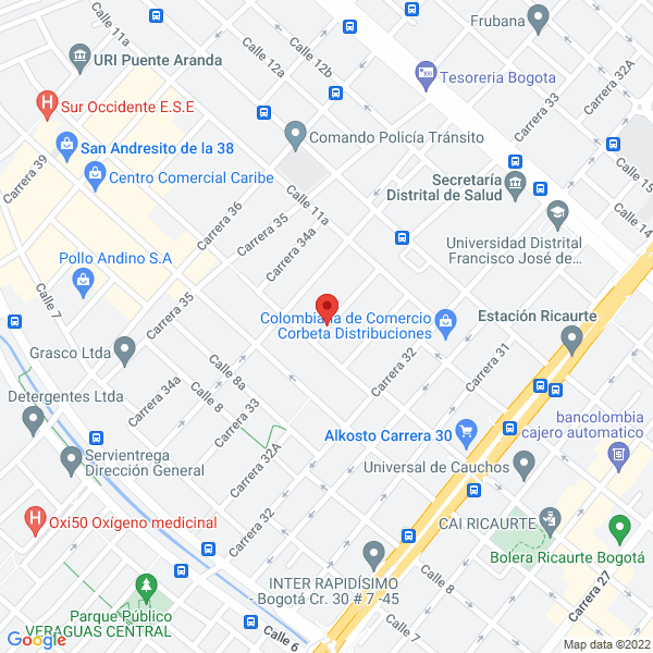 Mapa de Mdc Marquillas De Calidad Ltda.