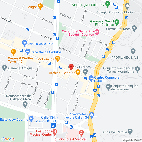 Mapa de Mar De Plata Store