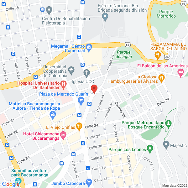 Map of Itzá Construcciones S.A.S.
