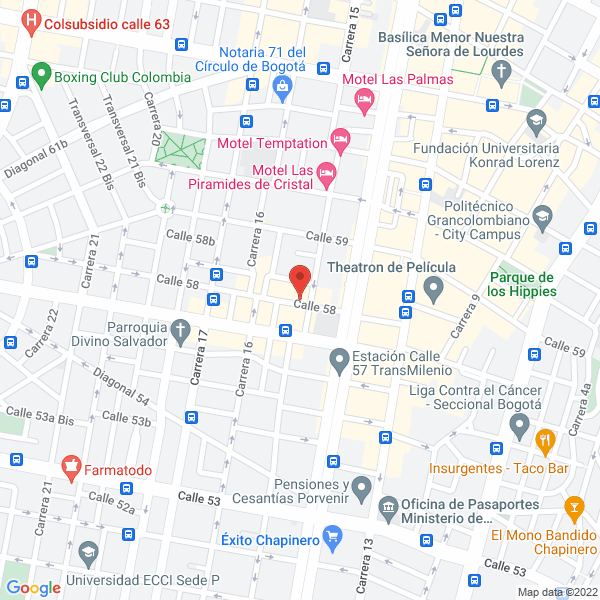 Mapa de Lavanderson