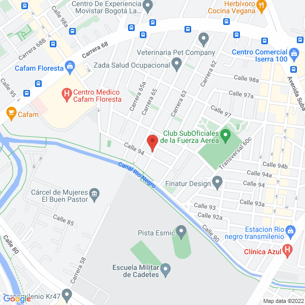 Mapa de Lazcano & Associates Ltda.