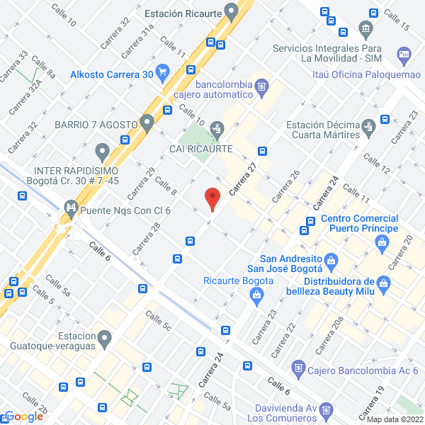 Mapa de Smb Servimetalicas Bastidas S.A.S