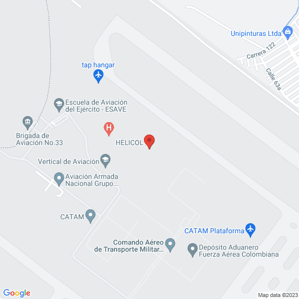 Mapa de Helicópteros Nacionales De Colombia S.A S.