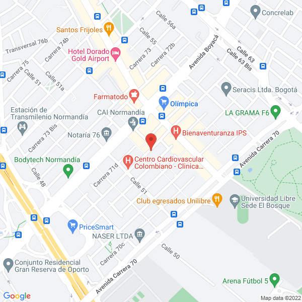 Mapa de Welfran Médicas Ltda.
