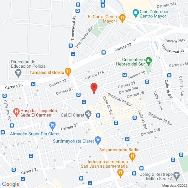Mapa de Medicol Ltda.