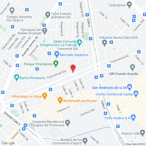 Mapa de Divimuebles S.R. Ltda