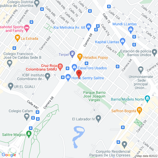 Mapa de Metrocoser