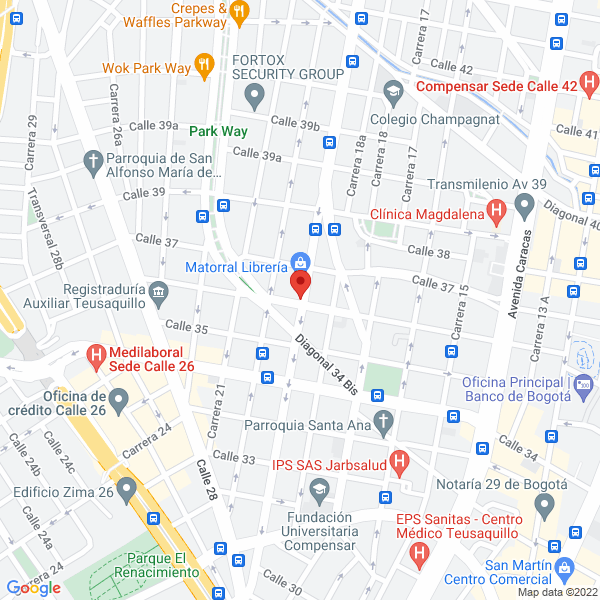 Mapa de Asesoramos Intermediarios De Seguros