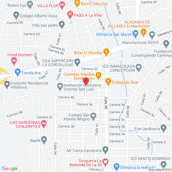 Map of Dapel S.A.S.