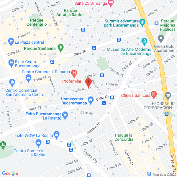 Map of Proservys Del Oriente S.A.S.