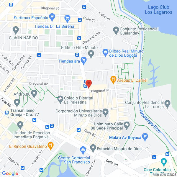Mapa de Mercapaz Páez Y Villamil Ltda.