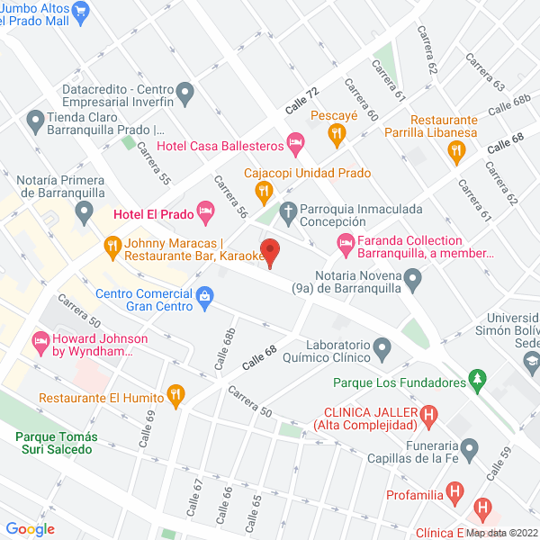 Map of Arquitectura Y Ambiente Siesco S.A.