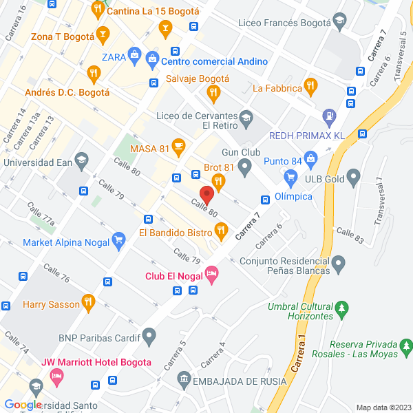 Mapa de Fluidis Servicios Asociados S.A.S.