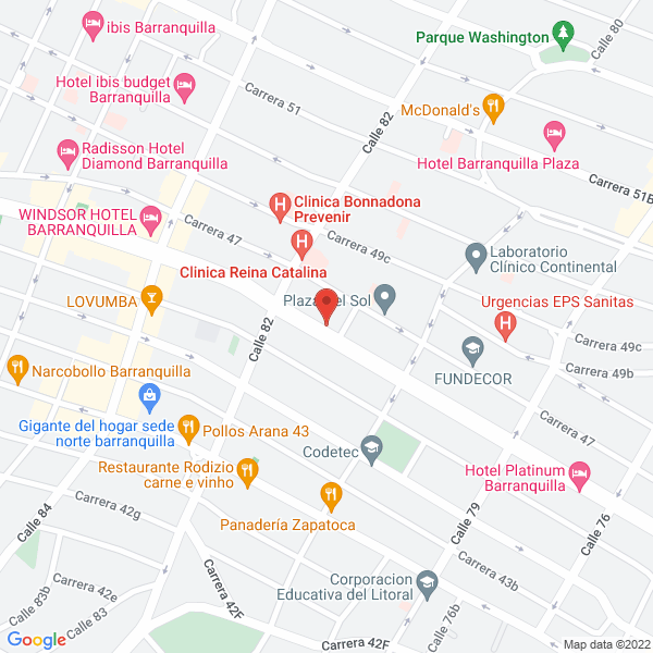 Map of Inversiones Catalina Manzur S.A.S.