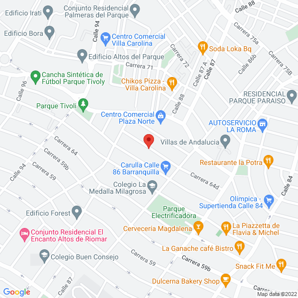 Map of Hipsitec Colombia S.A.S.
